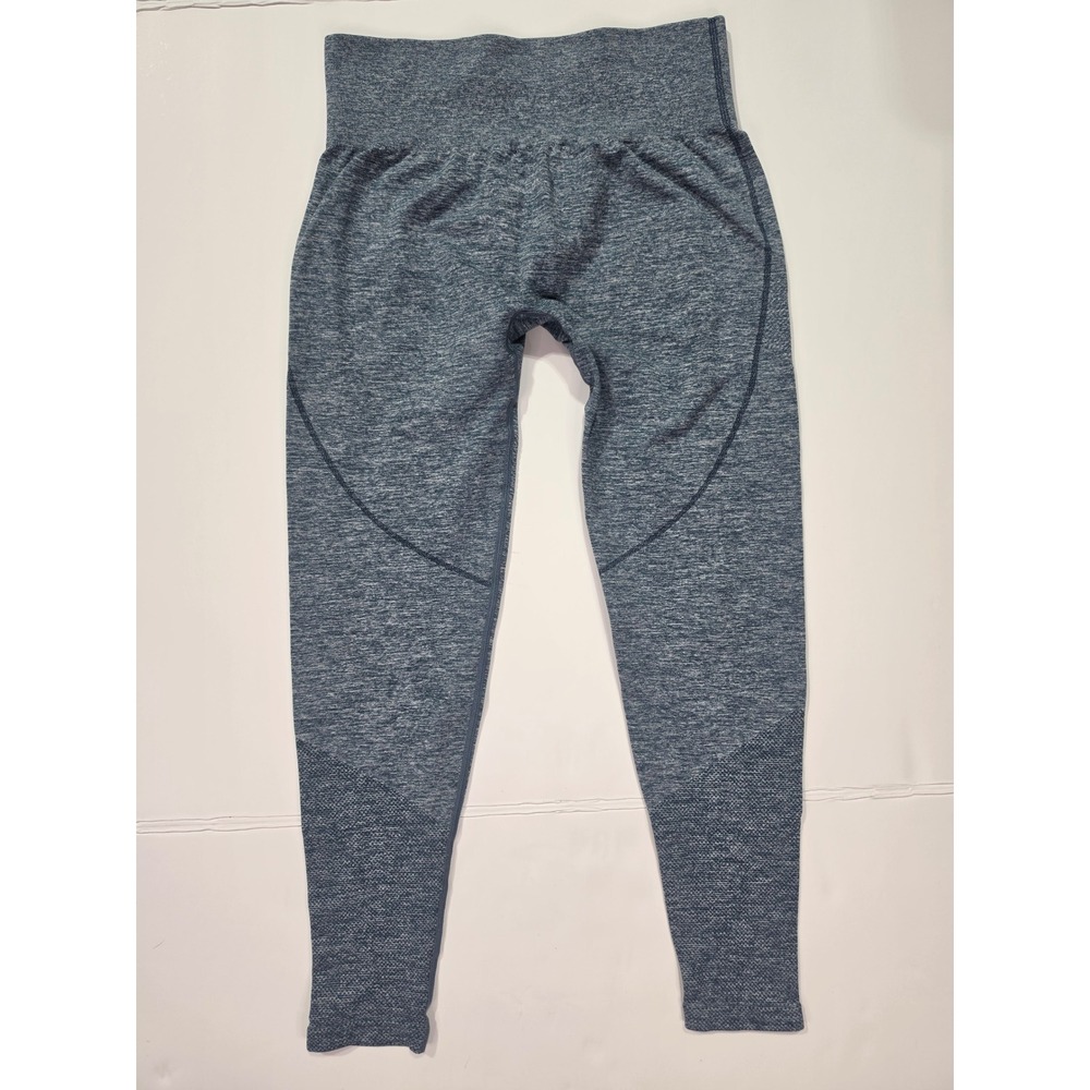 ACTA Wear‎ Blue Space Dye Seamless High Waisted Leggings Women Large Yoga Gym